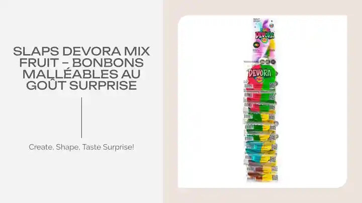 Slaps Devora Mix Fruit &ndash; Bonbons Mall&eacute;ables au Go&ucirc;t Surprise by@Outfy