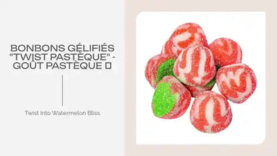 Bonbons G&eacute;lifi&eacute;s &quot;Twist Past&egrave;que&quot; - Go&ucirc;t Past&egrave;que 🍉 by@Outfy