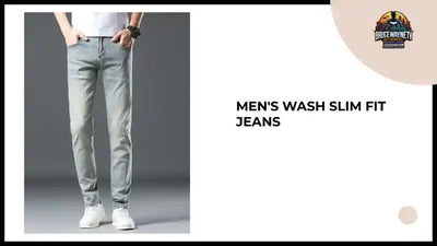 Men&#039;s Wash Slim Fit Jeans by@Outfy