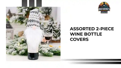 Assorted 2-Piece Wine Bottle Covers by@Outfy
