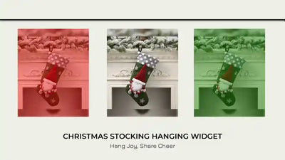 Christmas Stocking Hanging Widget by@Outfy
